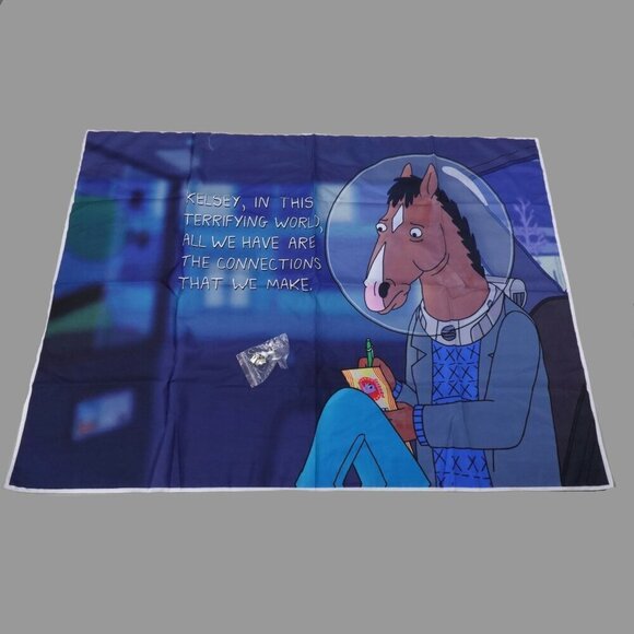 Bojack Horseman Poster Wall Art TV Show Fabric Tapestry Comedy Home Decor - Picture 1 of 7